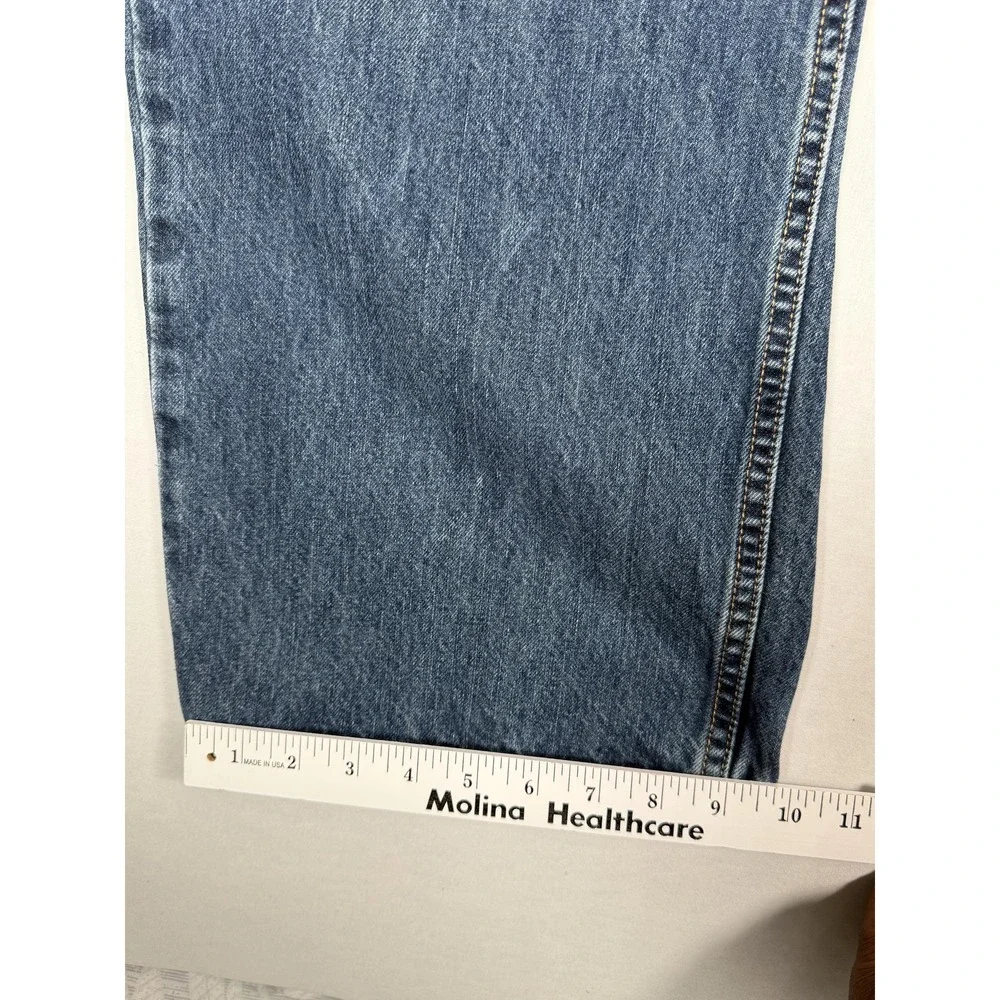 Harley-Davidson Jeans Mens 43x31 Blue Medium‎ Wash Straight Denim Motorcycle